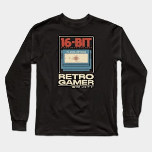 16-bit Retro Gamer Long Sleeve T-Shirt